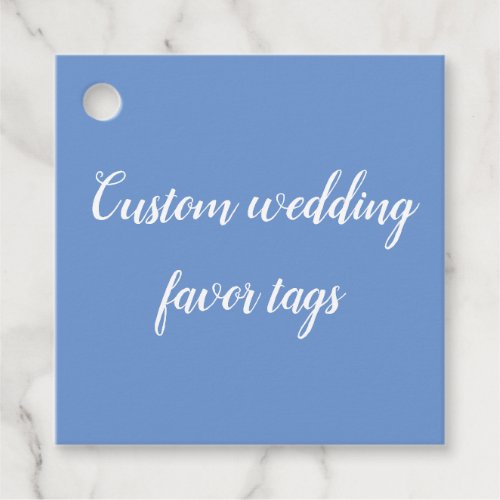 Customize your own wedding favor tags