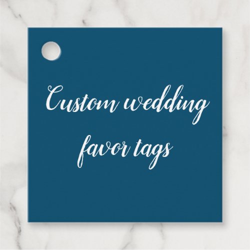 Customize your own wedding favor tags