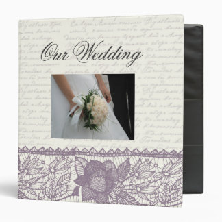 Customize your own wedding storybook ... 3 ring binder