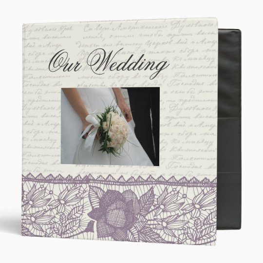 Customize your own wedding storybook   3 ring binder  