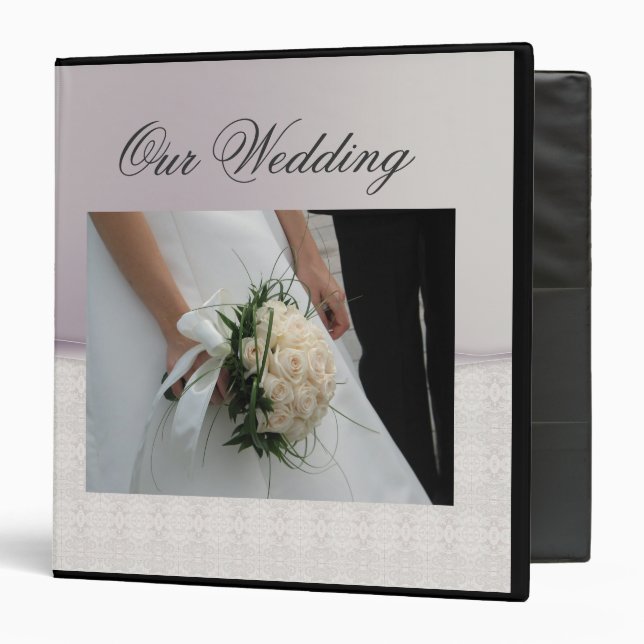 Customize your own wedding storybook ... 3 ring binder (Front/Inside)