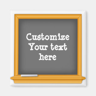 Customize your Personal Chalkboard Magnet