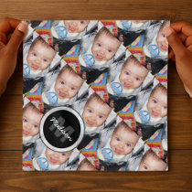 Customize Your photo pattern Monogram Bandana