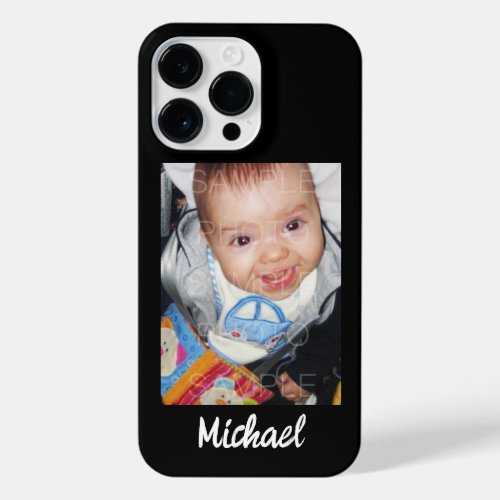Customize Your photo personalize name phone color iPhone 14 Pro Max Case