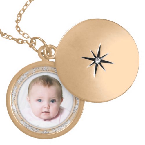 Customize Your Photo Round Locket Necklace