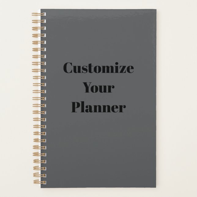 CUSTOMIZE YOUR PLANNER (Front)