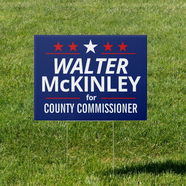 Customize Your Political Campaign Yard Sign (Insitu)