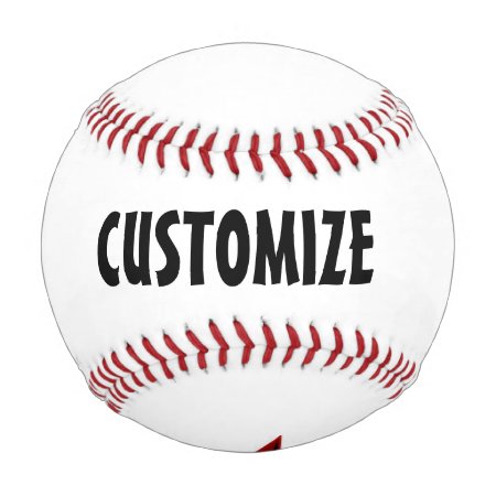 Customize Your  Regulation Size Baseball W/ Displa