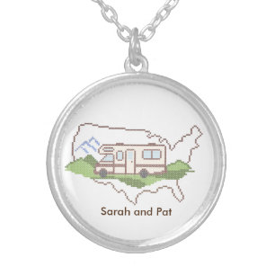 Customize Your Road Trip USA Necklace