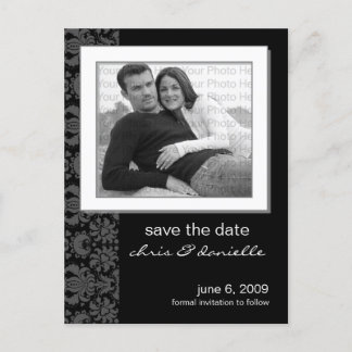 Customize Your Save The Date! Choose Your Color! Announcement Postcard