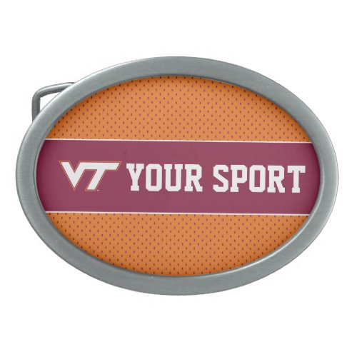 Customize Your Sport Virginia Tech Belt Buckle