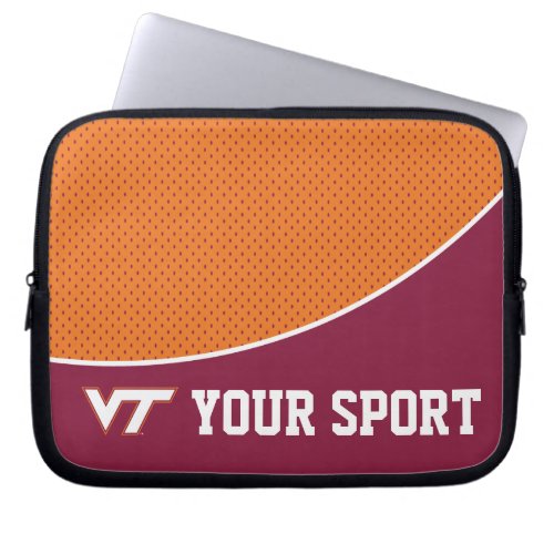 Customize Your Sport Virginia Tech Laptop Sleeve