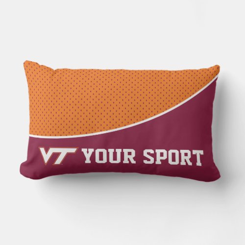 Customize Your Sport Virginia Tech Lumbar Pillow