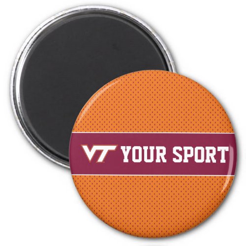 Customize Your Sport Virginia Tech Magnet