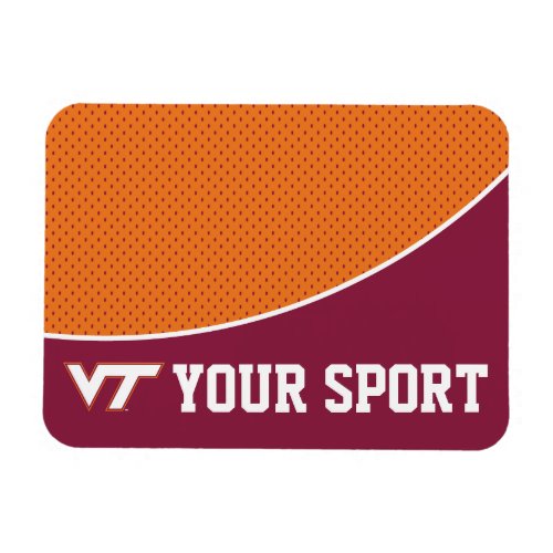 Customize Your Sport Virginia Tech Magnet