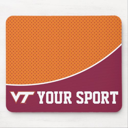 Customize Your Sport Virginia Tech Mouse Pad