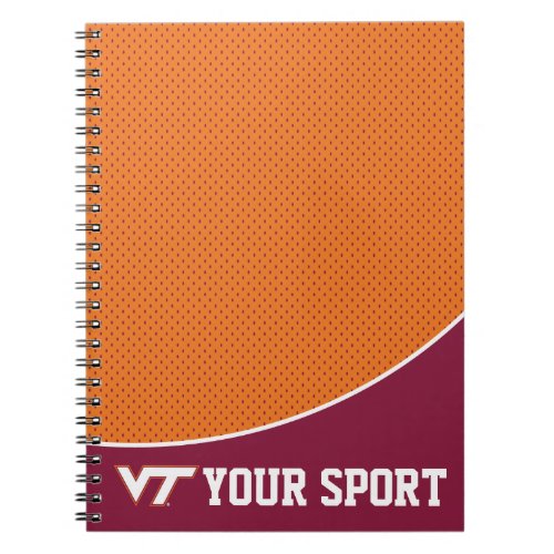 Customize Your Sport Virginia Tech Notebook