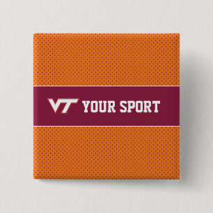 Customize Your Sport Virginia Tech Pinback Button