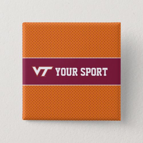 Customize Your Sport Virginia Tech Pinback Button