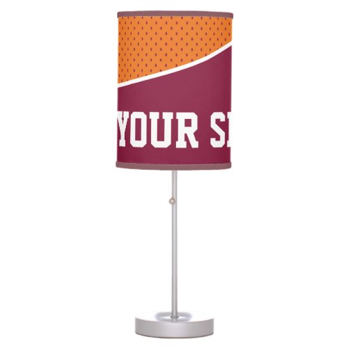 Customize Your Sport Virginia Tech Table Lamp
