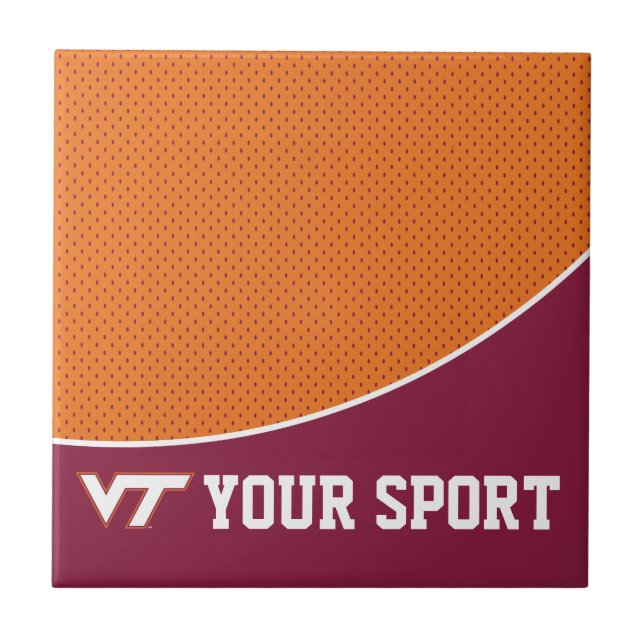 Customize Your Sport Virginia Tech Tile (Front)