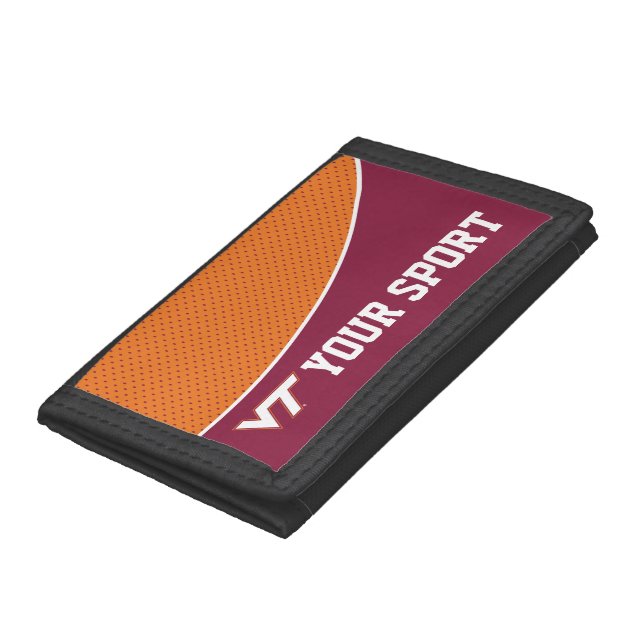 Customize Your Sport Virginia Tech Tri-fold Wallet (Bottom)