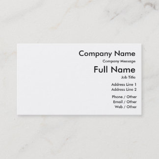 Customize Your Standard Business Card, 100 pack Business Card