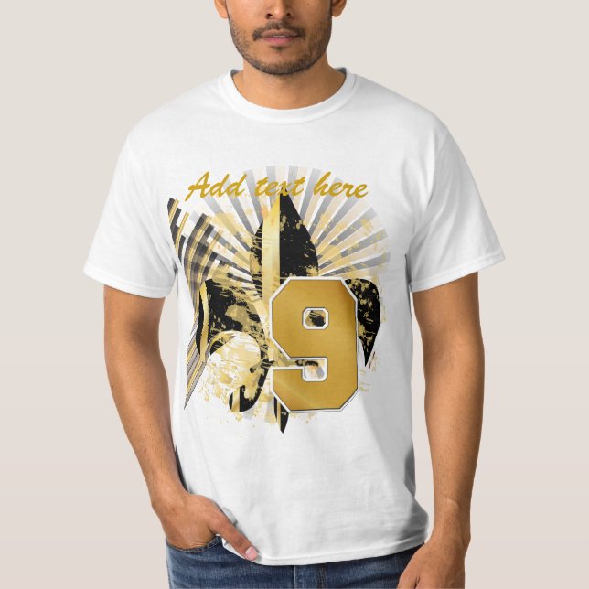 Customize your text, fleur de lis T-Shirt (Front)