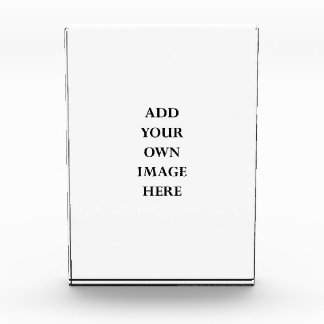 customize your vertical acrylic block