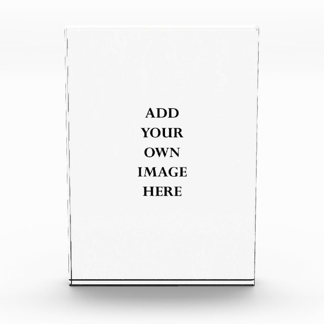 customize your vertical acrylic block (Front)