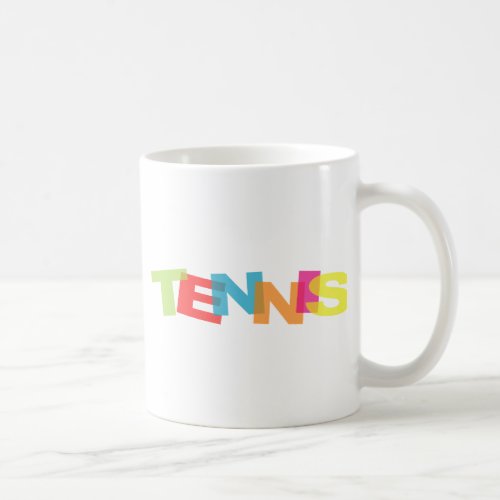 Customize yourself tennis gifts coffee mug