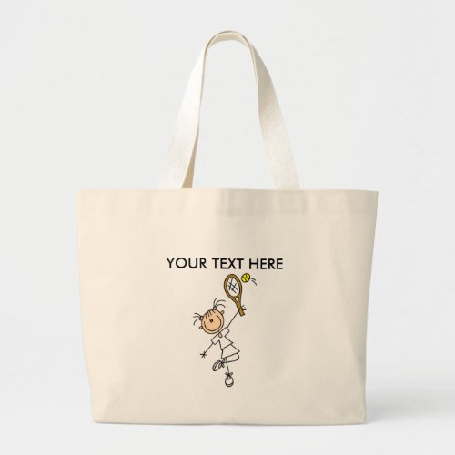 Customize Yourself Womens Tennis Tote Bag
