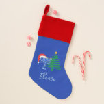 Customizeable Christmukkah Stocking<br><div class="desc">Chrismukkah Menorah and Tree</div>