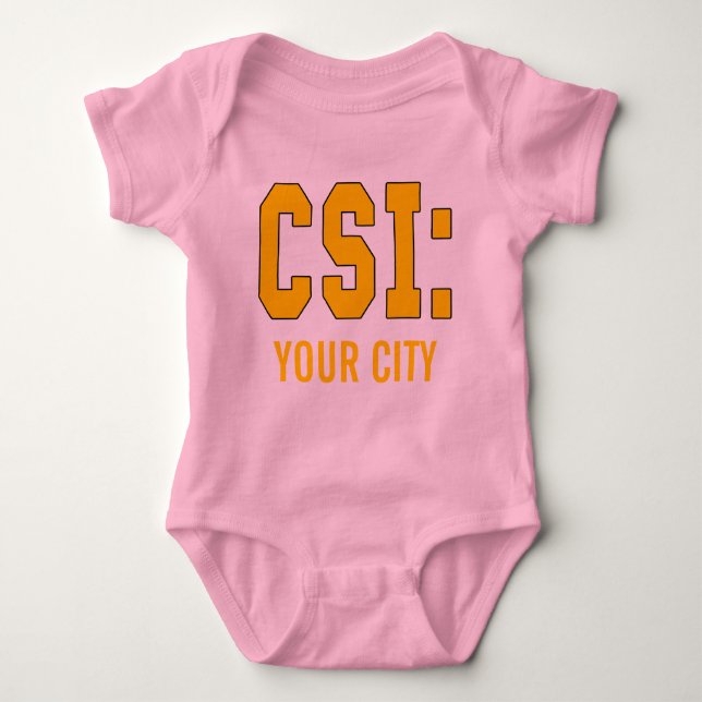 CUSTOMIZEABLE CSI Products Baby Bodysuit (Front)