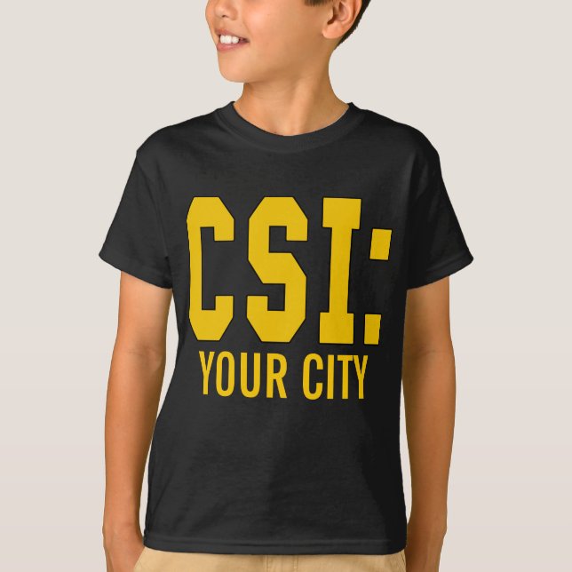 CUSTOMIZEABLE CSI Products T-Shirt (Front)
