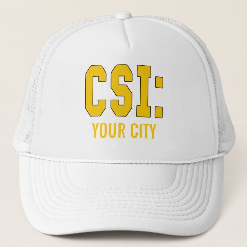 CUSTOMIZEABLE CSI Products Trucker Hat