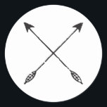 Customizeable Distressed Arrows Sticker<br><div class="desc">Distressed Arrows Sticker</div>