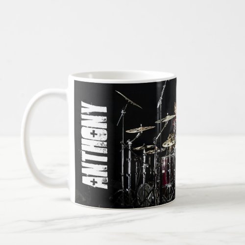 Customizeable Editable Name Drummer Coffee Mug