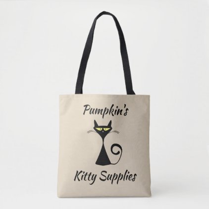 Customizeable Kitty Supplies Tote Bag