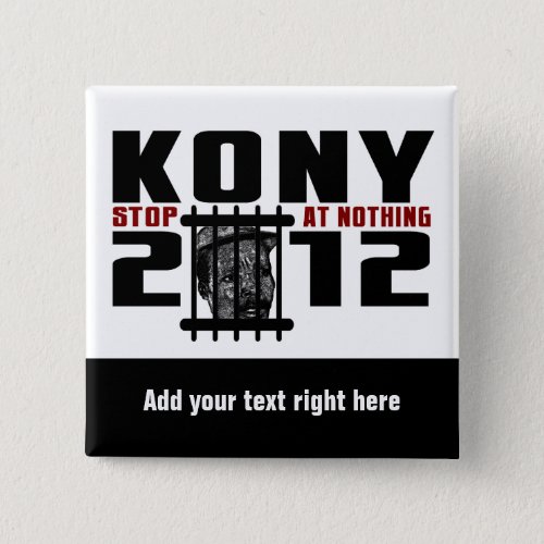 Customizeable KONY 2012 Button