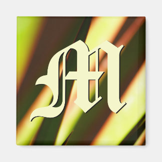 Customizeable Monogram Initial Magnet