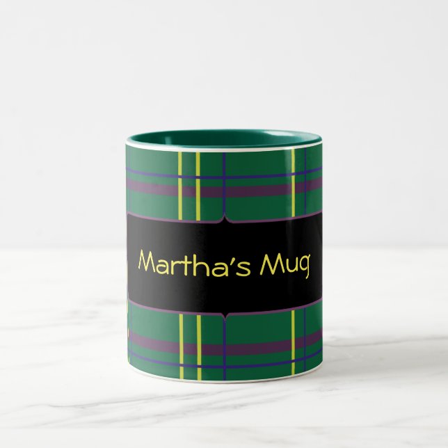 Customizeable Plaid Mug (Center)