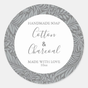 Customizeable Soap Label Floral Pattern Paper