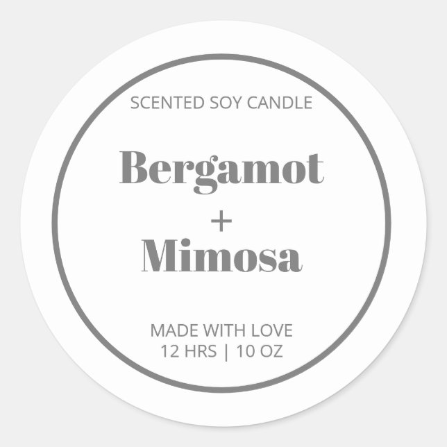 Customizeable Soap Label Pattern Modern (Front)