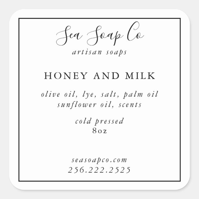 Customizeable Soap Stickers (Front)