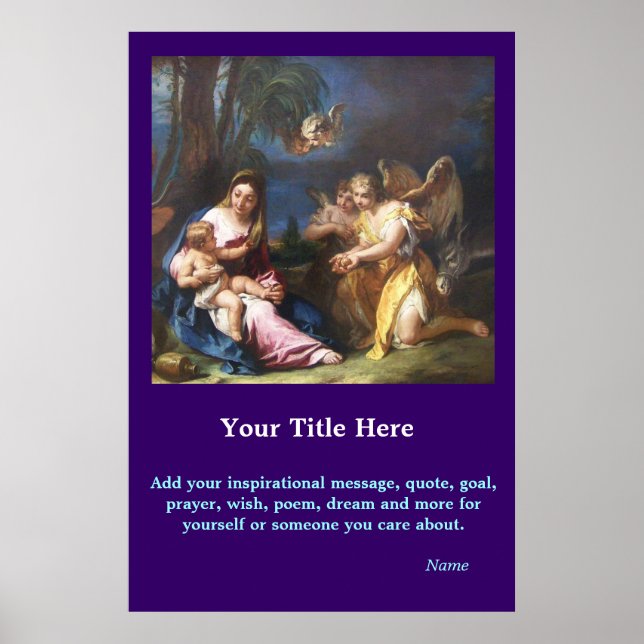 CustomizeABLEs - Mary and Child Poster (Front)