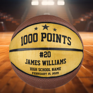 Customized 1000 Points Players Mini Basketball
