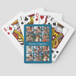 Customized 12 Photos for Family, Friends or Places Poker Cards