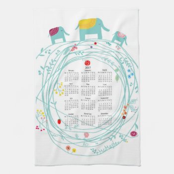 Customized 2013 Calendar Kitchen Towels by tamptation at Zazzle