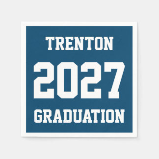 Customized 2027 Graduation Day Party Supplies Idea Napkins